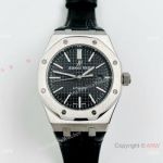 Best Quality Audemars Piguet Royal Oak Automatic Watch Black Leather Strap